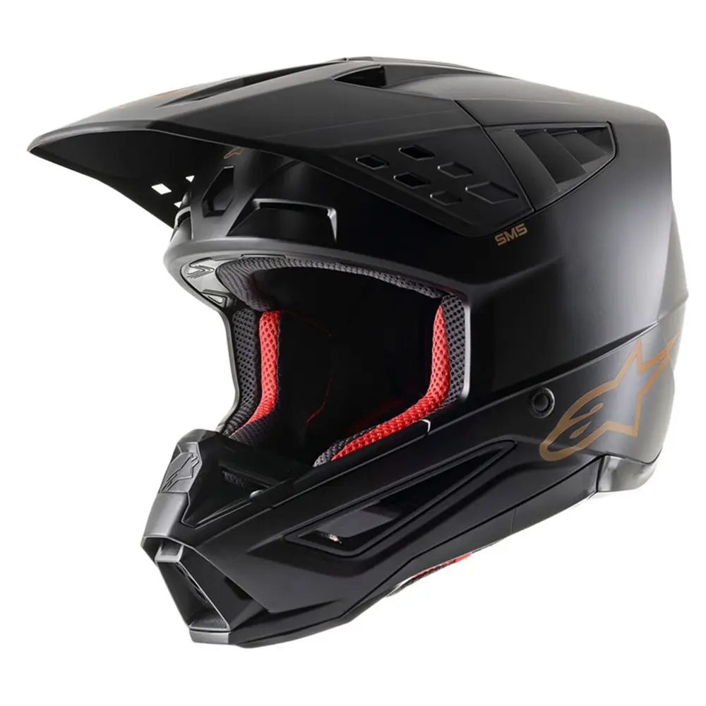 Alpinestars S-M5 Matte Black/Brown Motocross Helmet