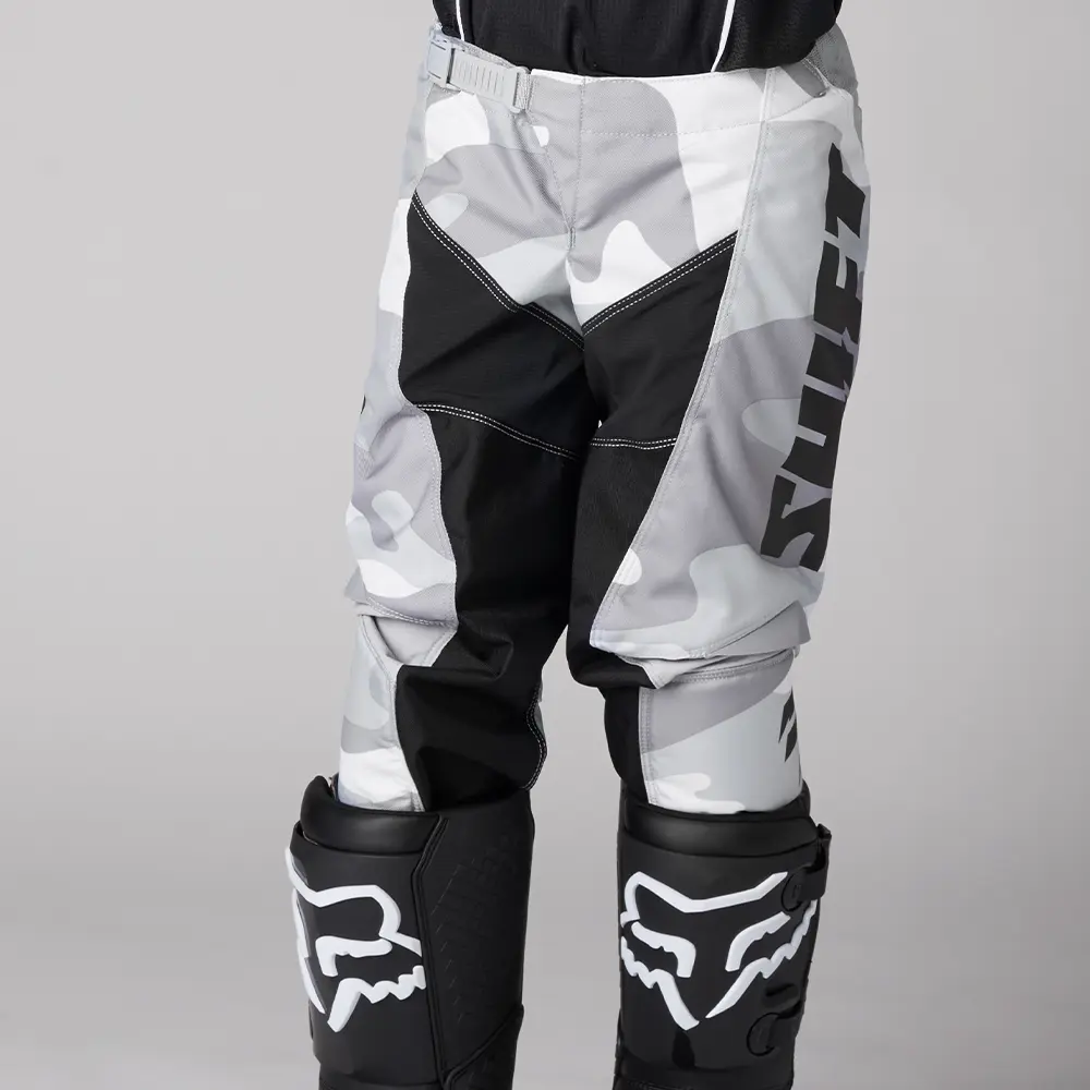 Motocross Pants Shift White Label Youth Black Camo
