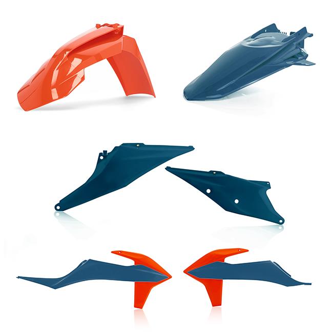 Full Plastic kit KTM blue/org EXC/F, XC-W 125-300 TPI [A] - Image 1