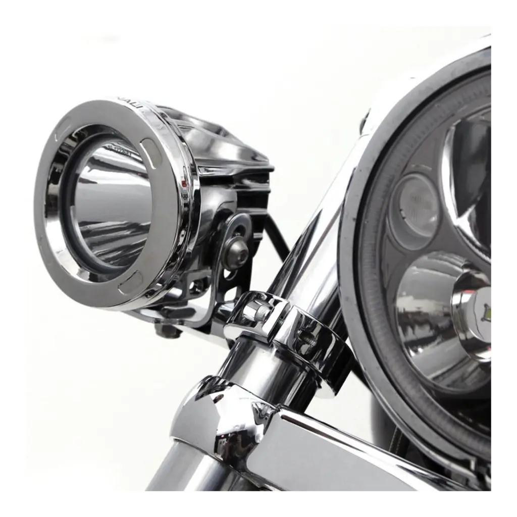 Denali Conv Fork Tube Light Mount/ 39-49mm Diametre Tubes - Chrome