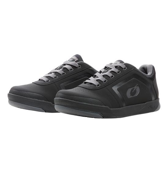 O'Neal PINNED Flat Pedal Shoe - Black/Grey - Image 2