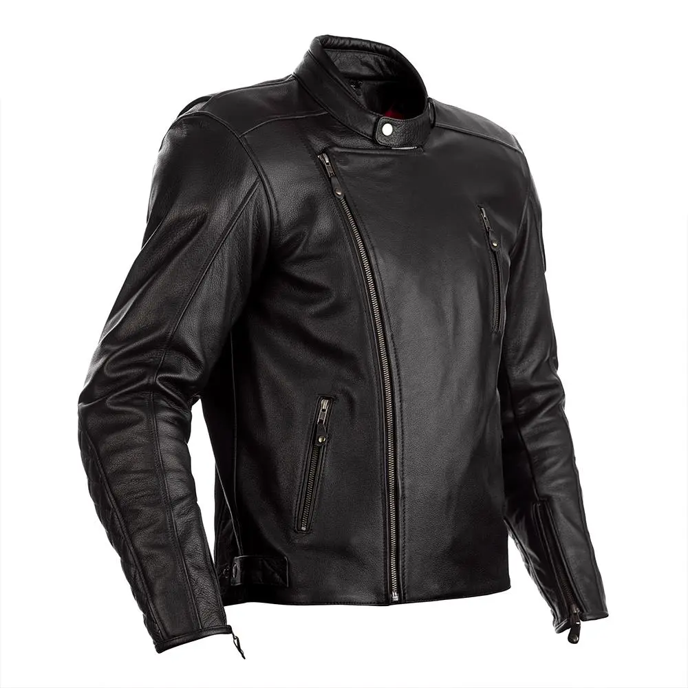 RST Matlock CE Leather Road Jacket Black