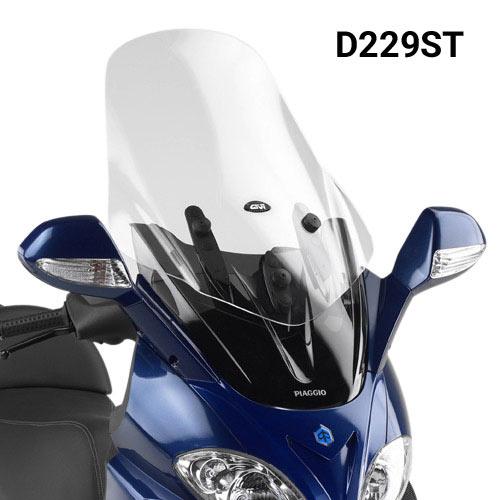 GIVI SCREEN PIAGGIO X9 200-500 EVOLUTION '03-' 08. 16cm TALLER - Image 1