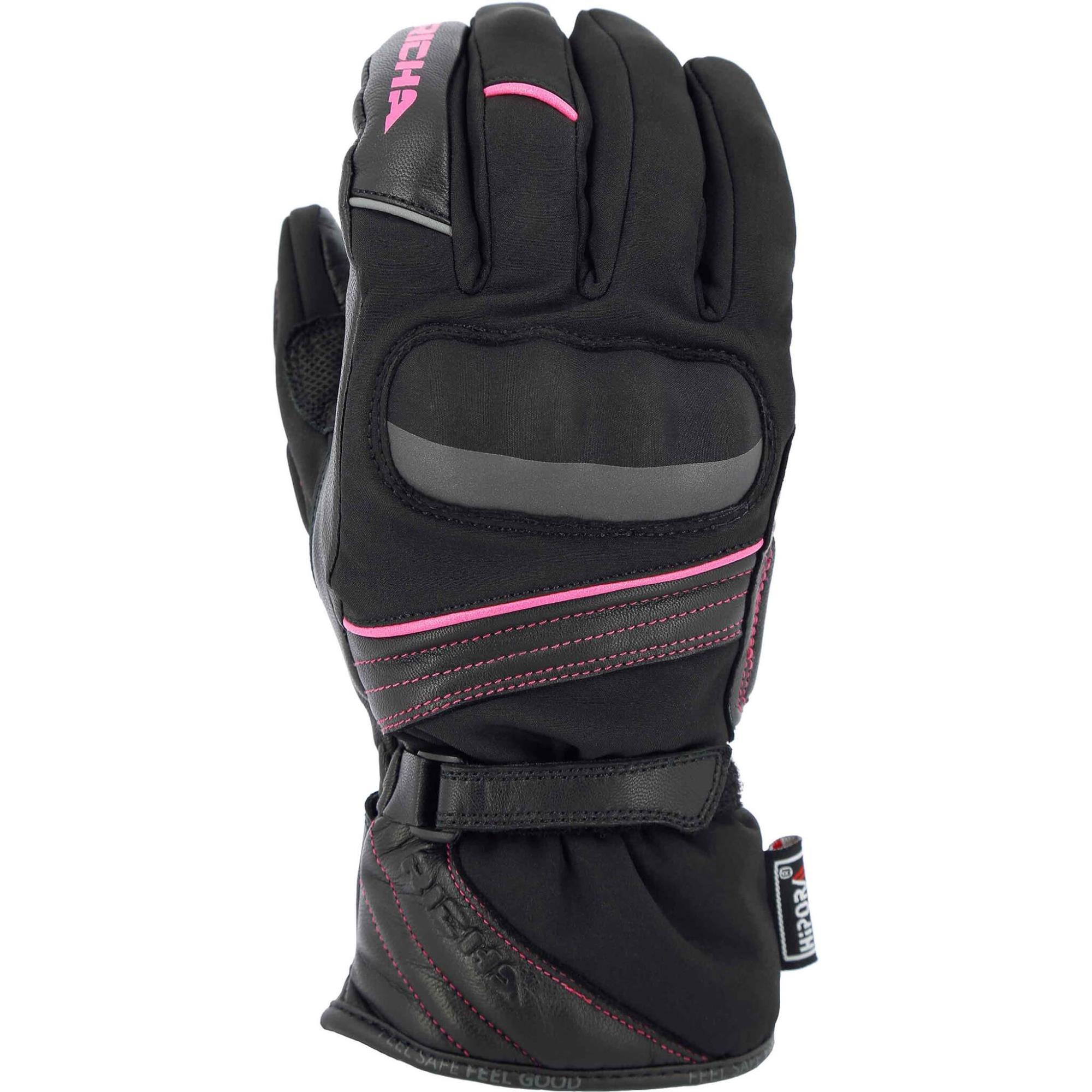 Road Gloves Richa Ella Textile Ladies Pink - Image 1