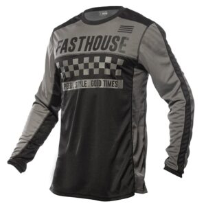 Fasthouse Grindhouse Torino Motocross Jersey Black/Gray - Image 1