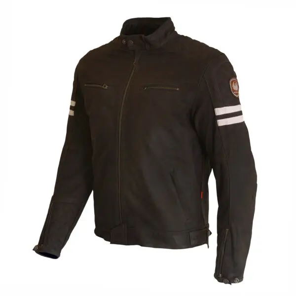 HIXON II HERITAGE LEATHER JACKET BROWN 50