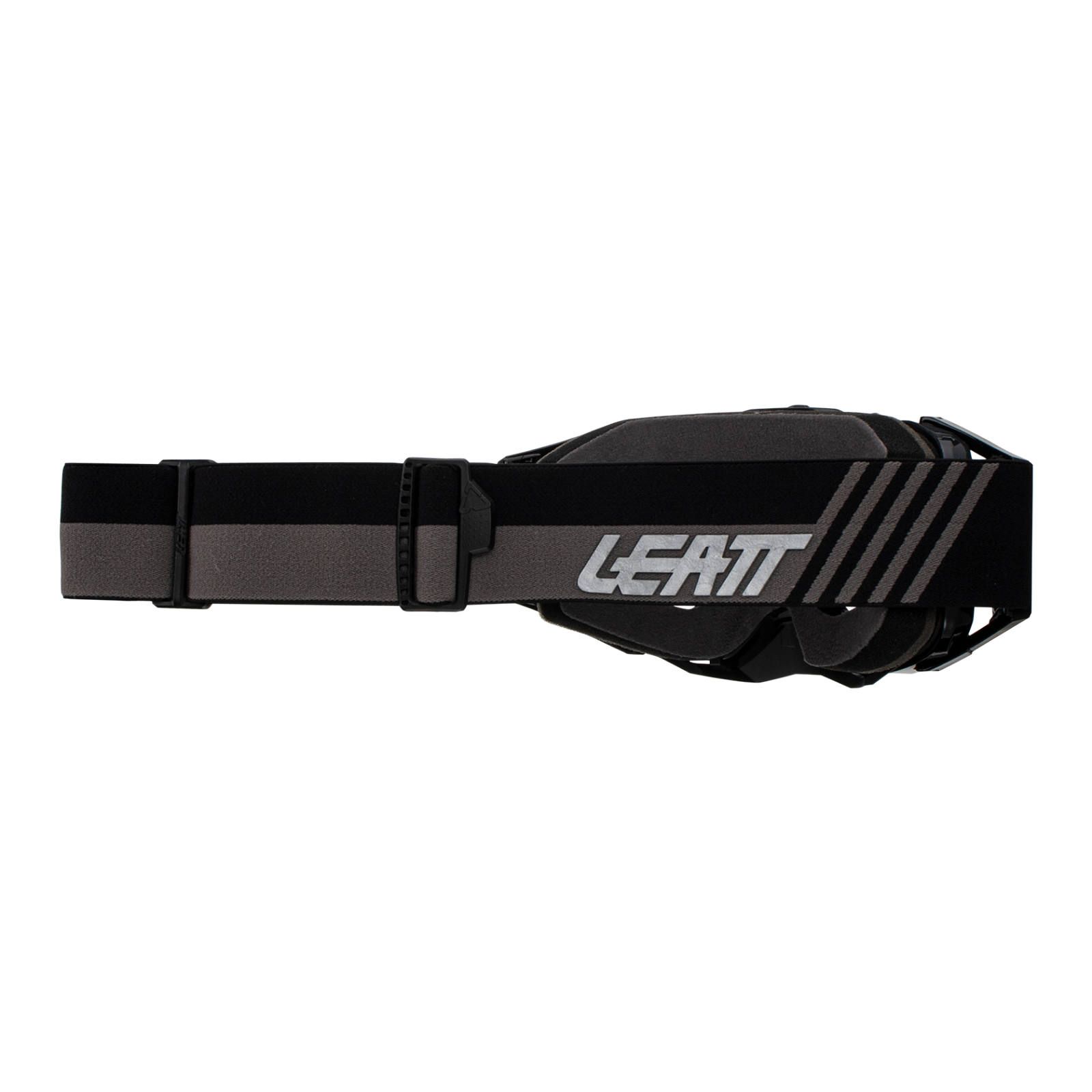 Leatt Velocity 6.5 Motocross Goggles Iriz Stealth Silver Lens - Image 2
