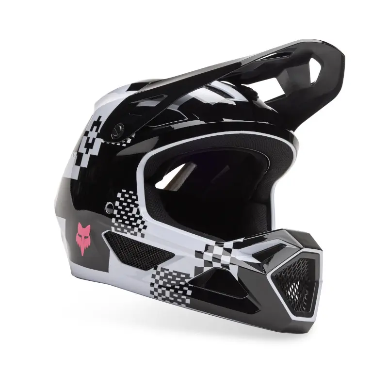 Fox Rampage Digi Img MTB Helmet Youth Black/White