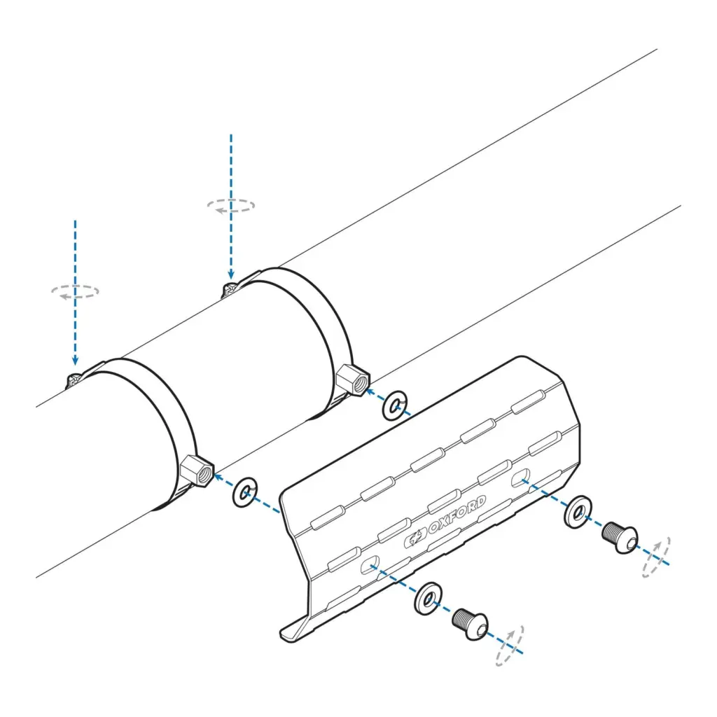 Oxford Scrambler Exhaust Heat Shield