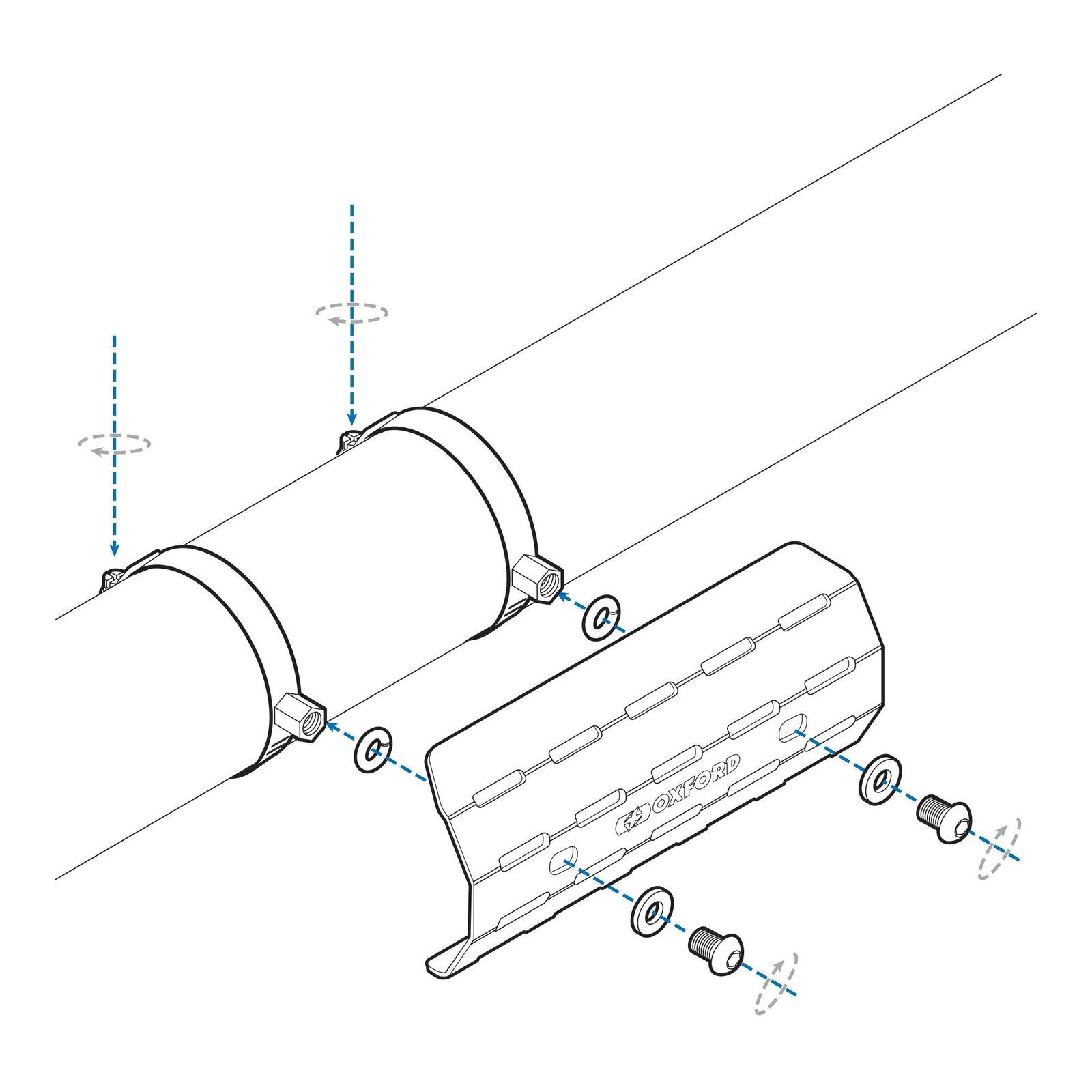 Oxford Scrambler Exhaust Heat Shield - Image 4