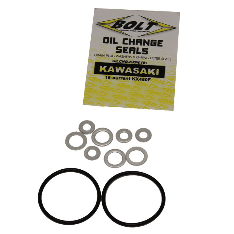 BOLT OIL CHANGE KIT KAW KX450F 16- - O-Rings/Crush washers - Image 1