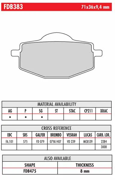 FERODO BRAKE PADS