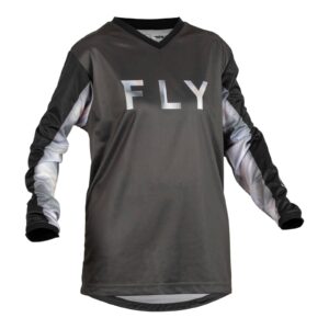 Fly F-16 Motocross Jeresy Ladies Black/Grey - Image 1