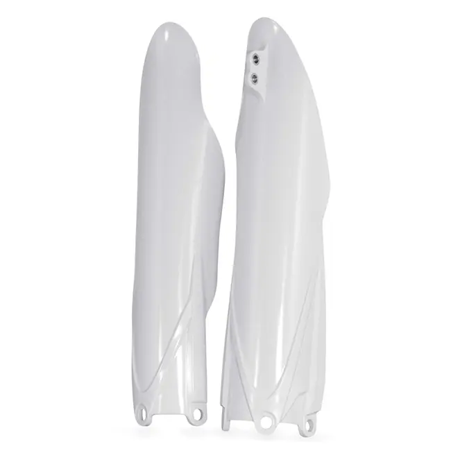 Fork cover white RM125 RM250 RMZ450 Acerbis []