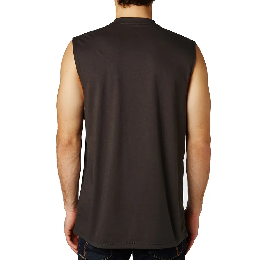 Singlet Fox Draftr Muscle Black Vintage