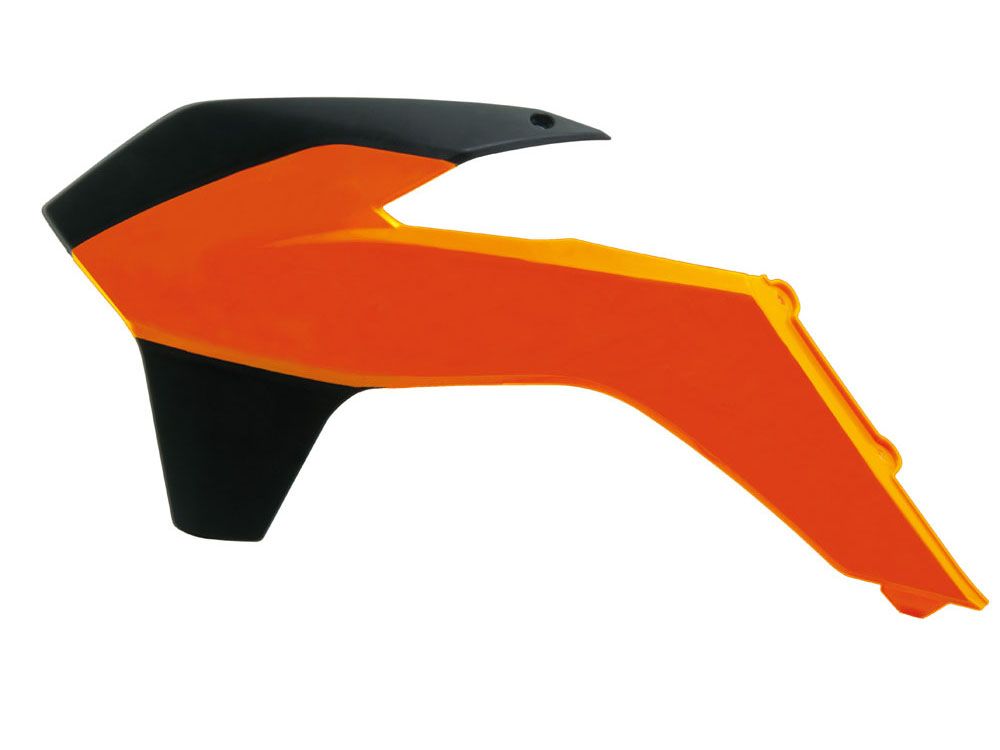 Radiator Scoops Rtech Orange/Black - Image 1