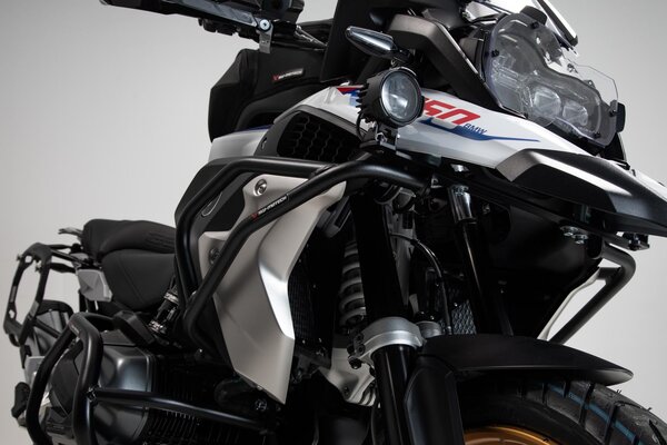 CRASHBARS UPPER SW MOTECH R1200GS LC 17-18 R1250GS 18-20 BLACK - Image 1