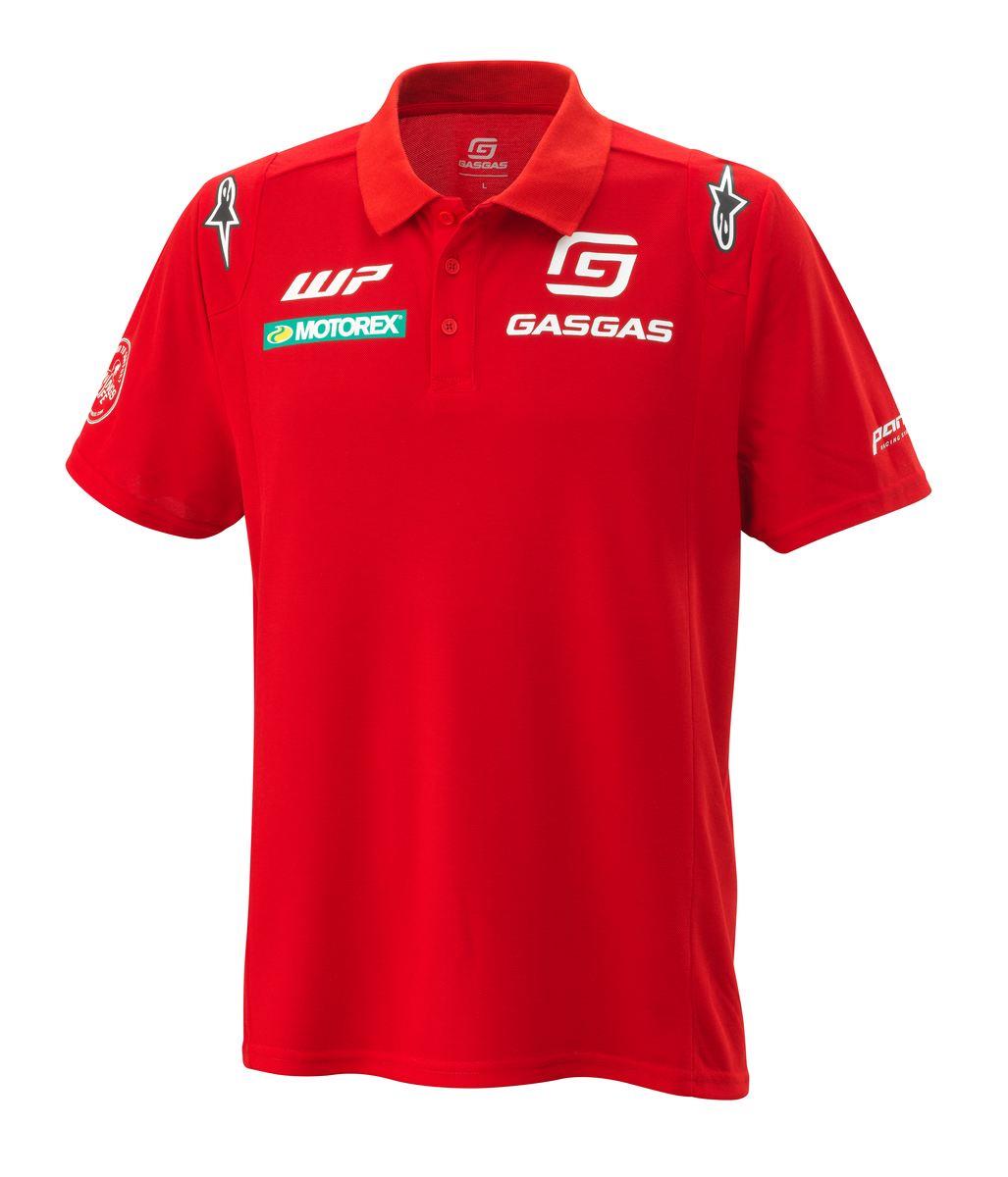 GasGas Team Polo Shirt Red - Image 1