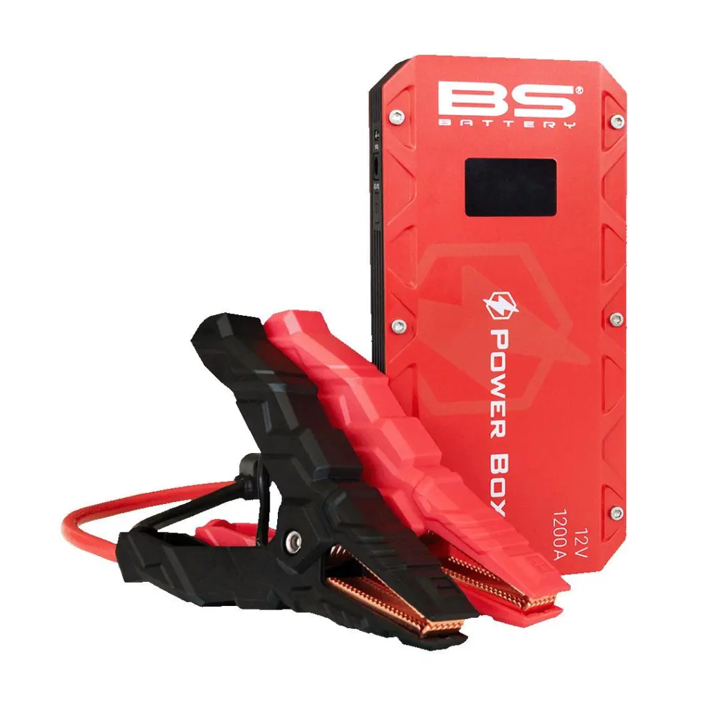 BS BATTERY POWER BOX PB-02 JUMP STARTER 600/1200A [RED] 10/CTN