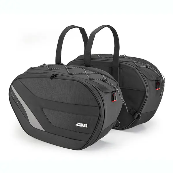 PAIR OF EXPANDABLE SIDE BAGS FROM 27 TO 35 L