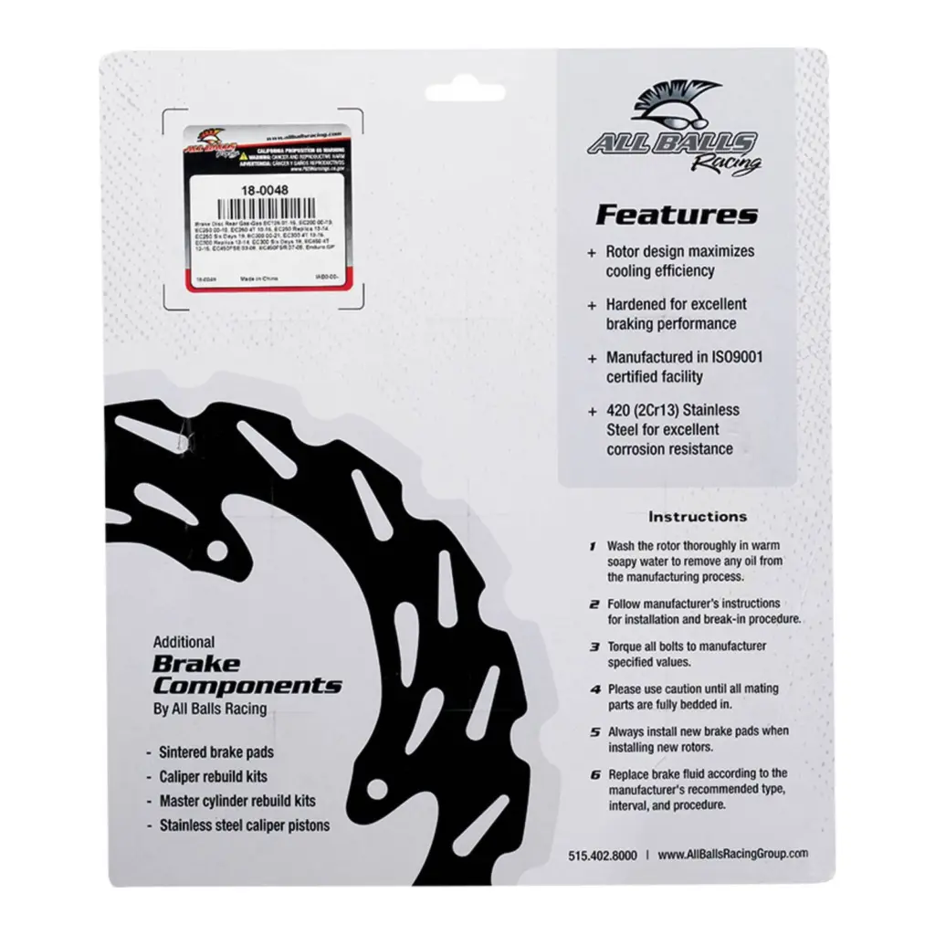 Brake Disc Rear 18-0048