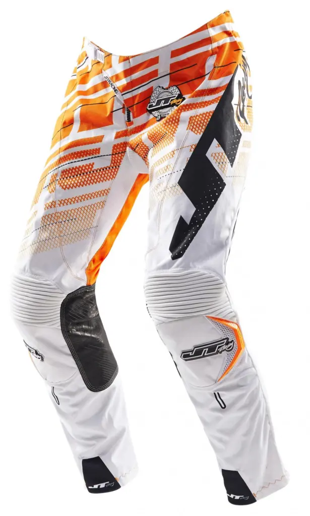 Motocross Pants JT Racing 2014 Hyperlite Echo White/Orange/Black
