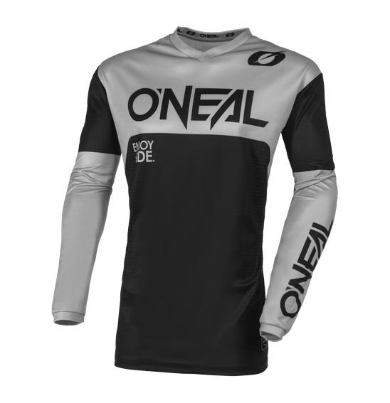 Oneal Element Racewear Motocross Jersey Black/Grey - Image 1