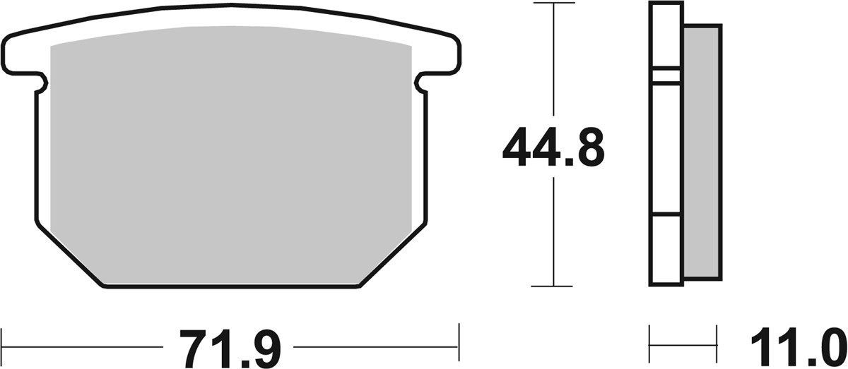 SBS 534DCC Front Brake Pads - Image 1