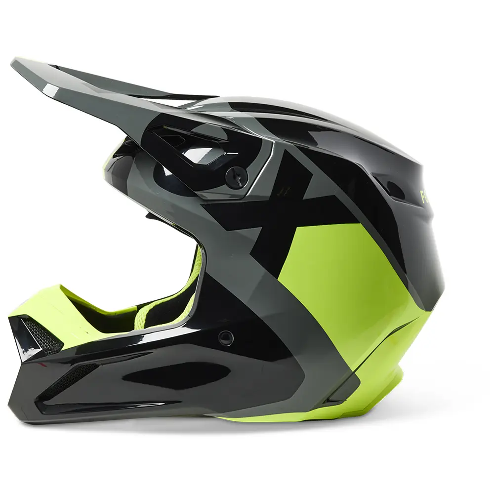 Fox V1 XPOZR MIPS ECE Motocross Helmet Youth Black/Grey