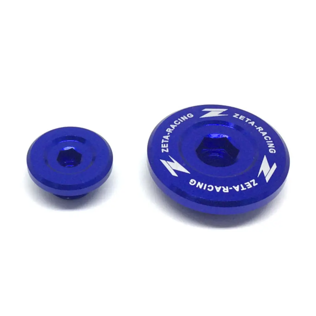 ZETA ENGINE PLUGS YZ450F'06-09, WR250F/450F'03- BLUE