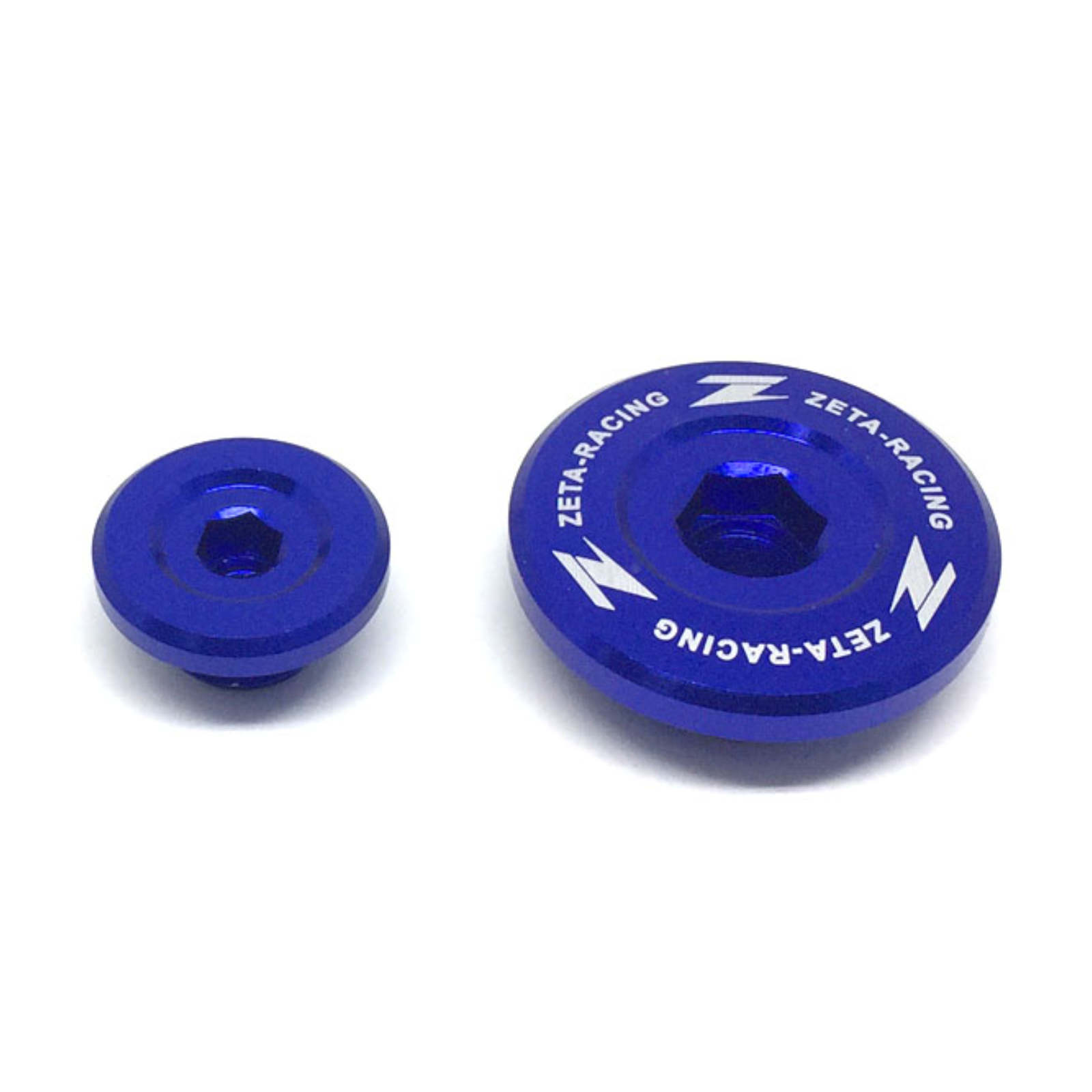 ZETA ENGINE PLUGS YZ450F'06-09, WR250F/450F'03- BLUE - Image 1