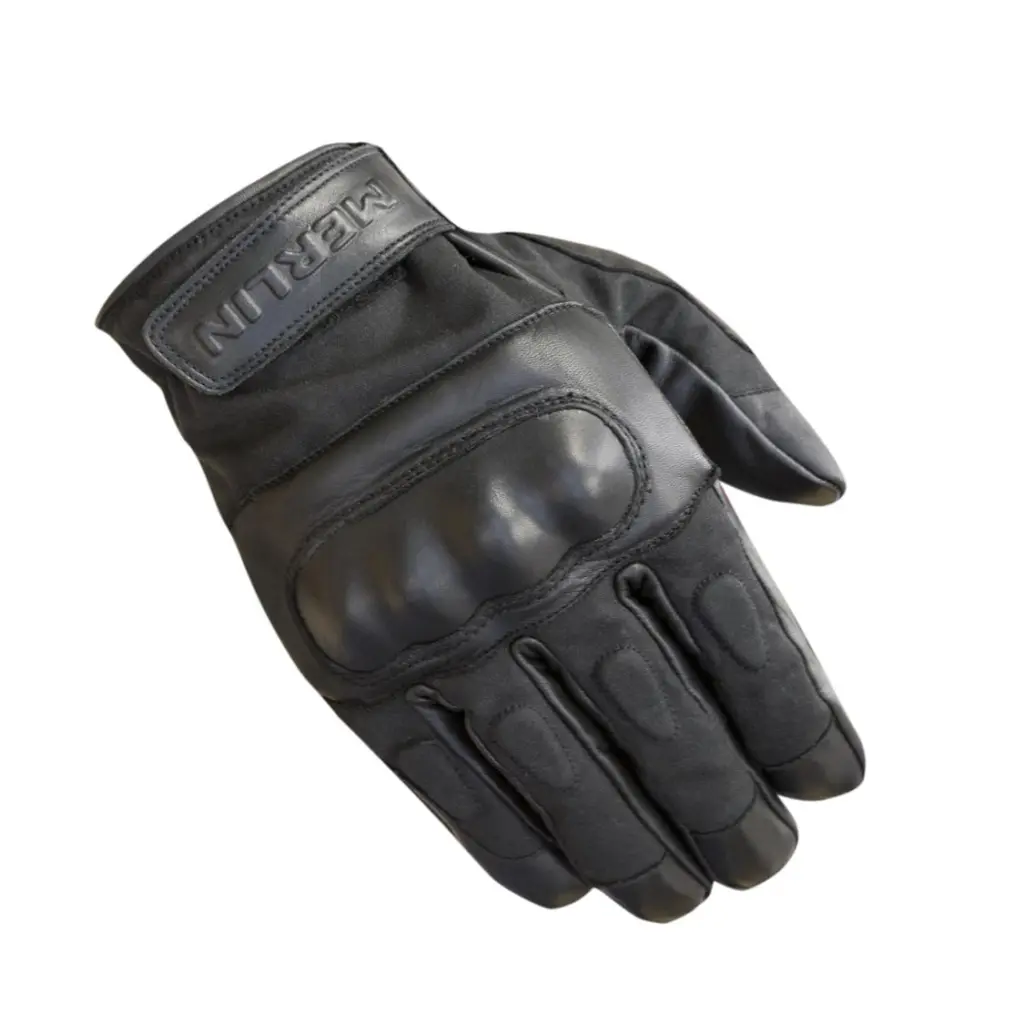 Merlin Ranton Short Wax Road Gloves Black