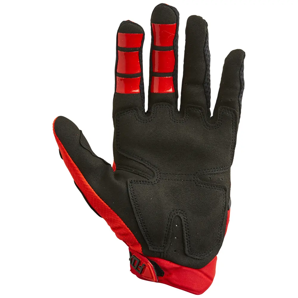 Fox Pawtector Red Motocross Gloves