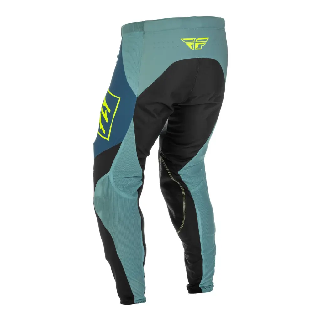 Fly Lite Hydrogen Grey/Teal/Hi-Vis Motocross Pants