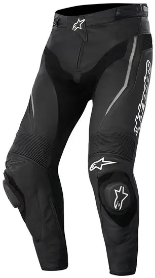 Road Pants Alpinestars Track Leather Black
