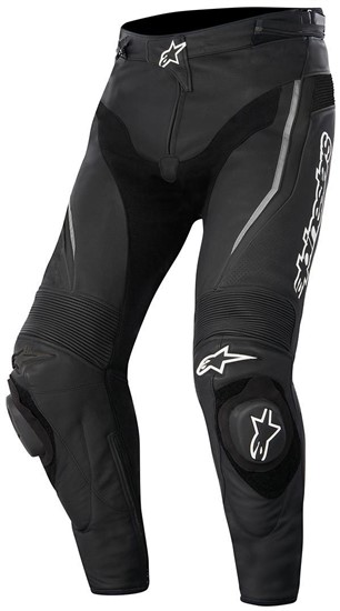 Road Pants Alpinestars Track Leather Black - Image 1