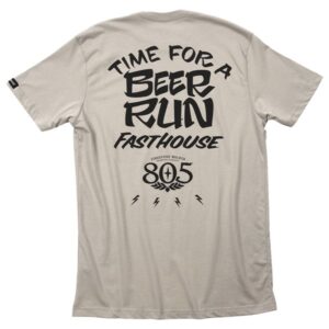Fasthouse 805 Beer Run Tee Light Grey - Image 1
