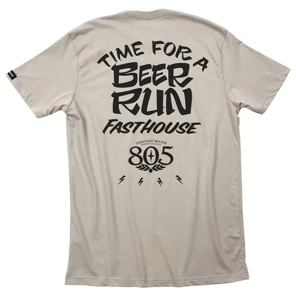 Fasthouse 805 Beer Run Tee Light Grey