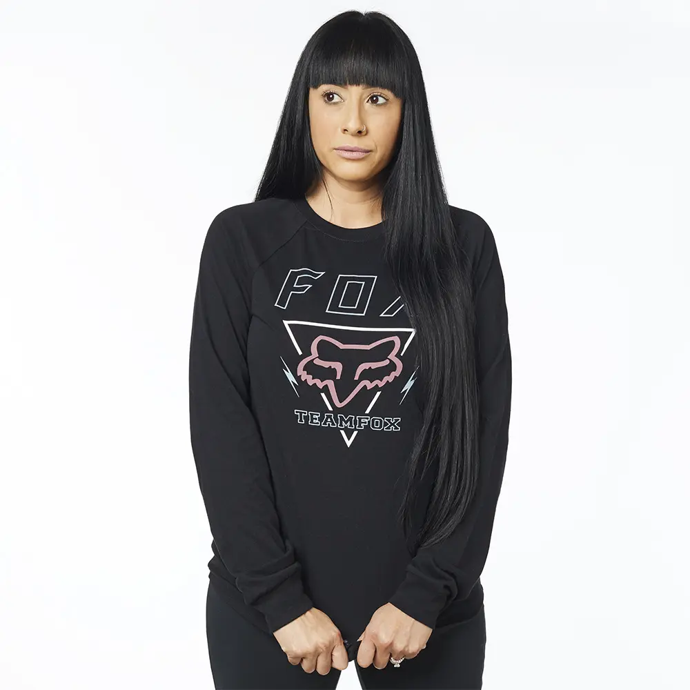 WOMENS CONSULTED LS TOP [BLACK] L