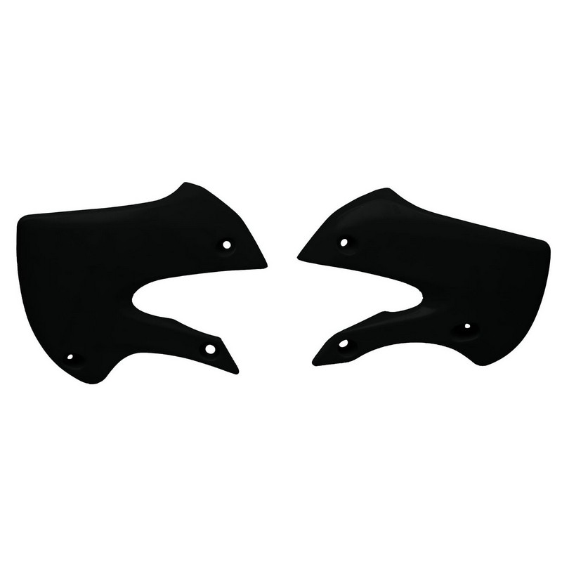 RADIATOR SHROUDS  RTECH RM65 KX65 01-21 KLX110 02-09 BLACK - Image 1