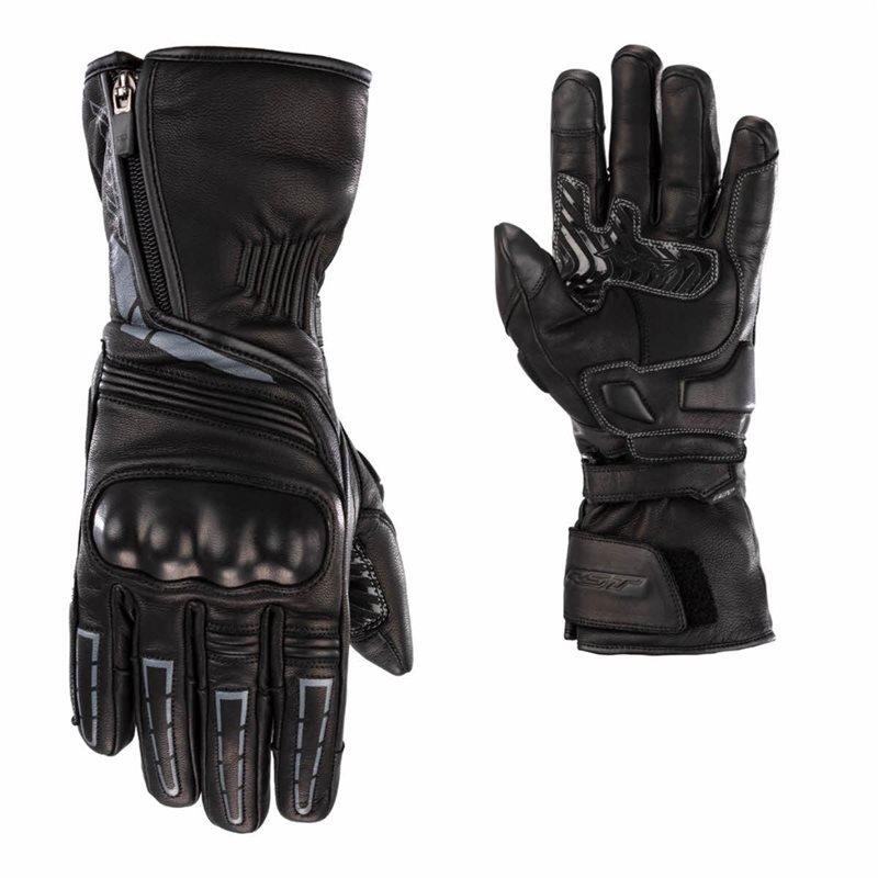 RST Storm 2 Leather Road Glove Black - Image 1