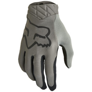 Fox Airline Grey/Black Motocross Gloves - Image 1