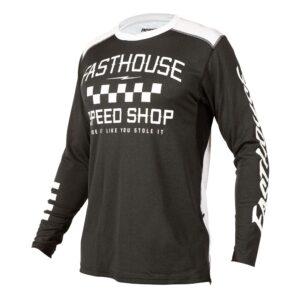 Fasthouse Alloy Roam Long Sleeve Jersey Heather Black - Image 1