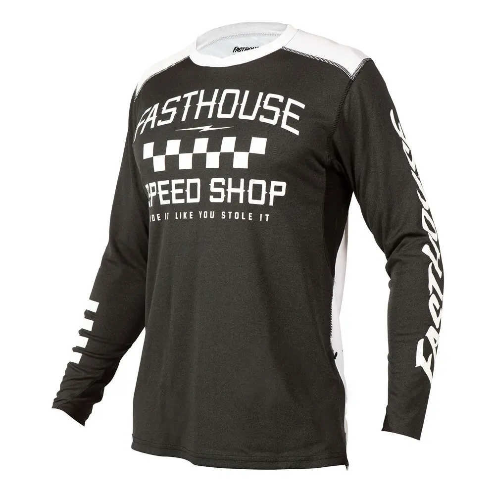 Fasthouse Alloy Roam Long Sleeve Jersey Heather Black
