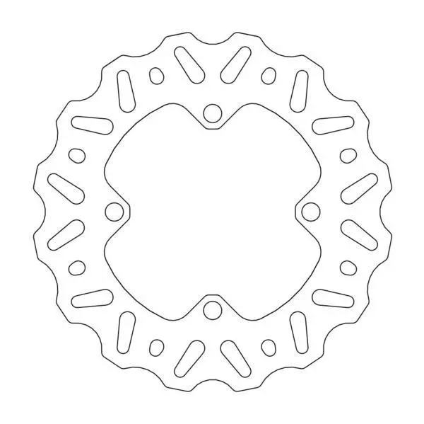 BRAKE ROTOR MOTO MASTER NITRO REAR KAWASAKI KX85 01-21 KX100 01-20