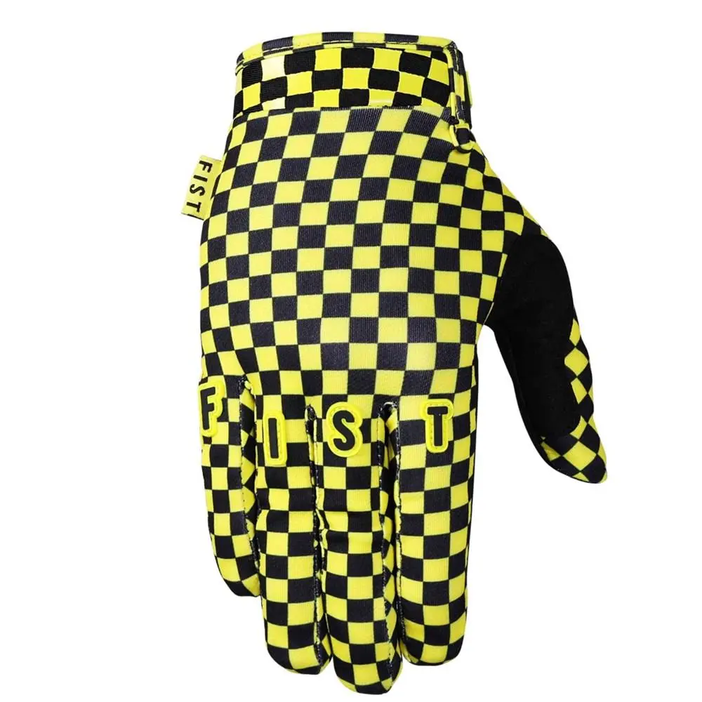 Fist Yella Check Gloves Youth