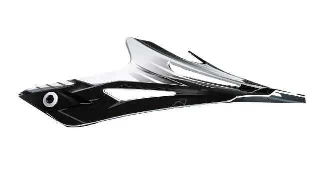 *RPHA-X Peak Solid White HJC                               [AC]