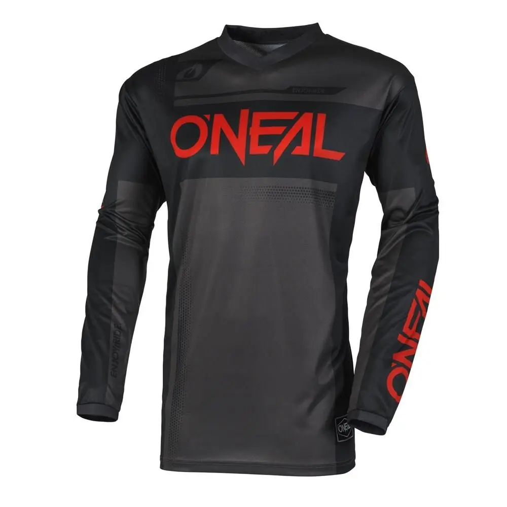 Oneal Element Racewear Motocross Jersey Youth Black/Grey/Red
