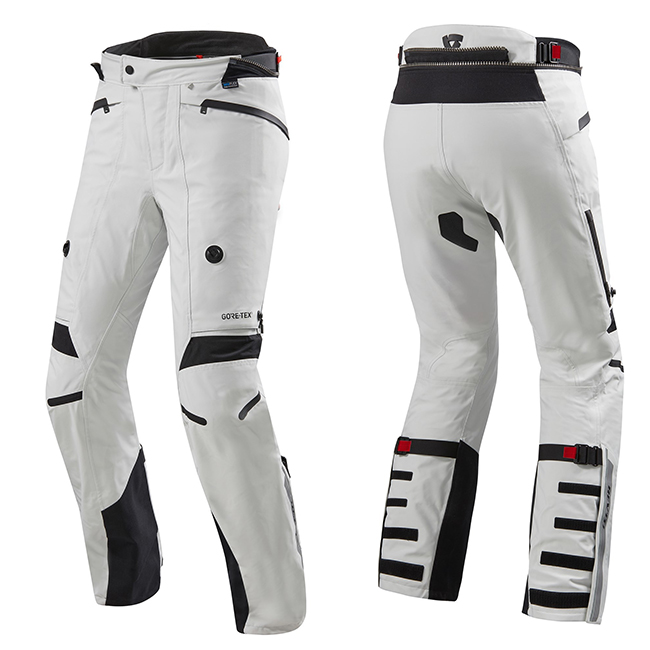 Road Pants REV’IT! Poseidon 2 GTX Silver/Black - Image 1
