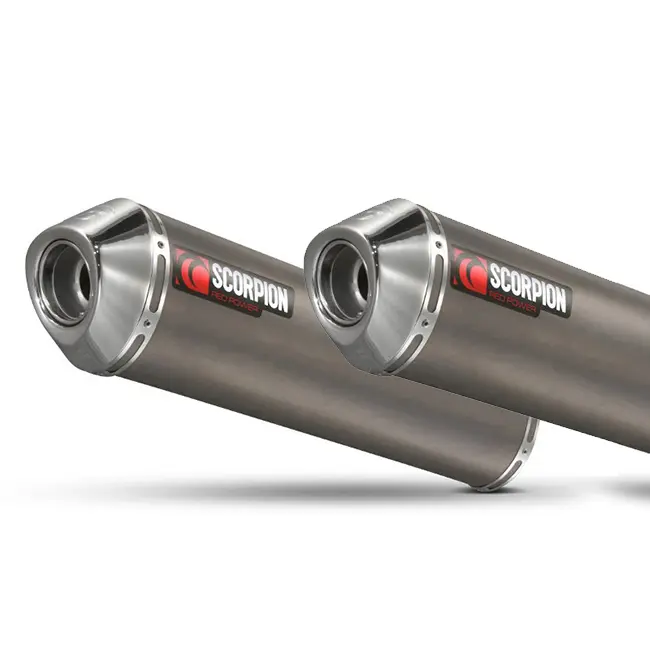 Honda CB 1100 XF (X11) 99-04 Oval Slip-on Pair Titanium